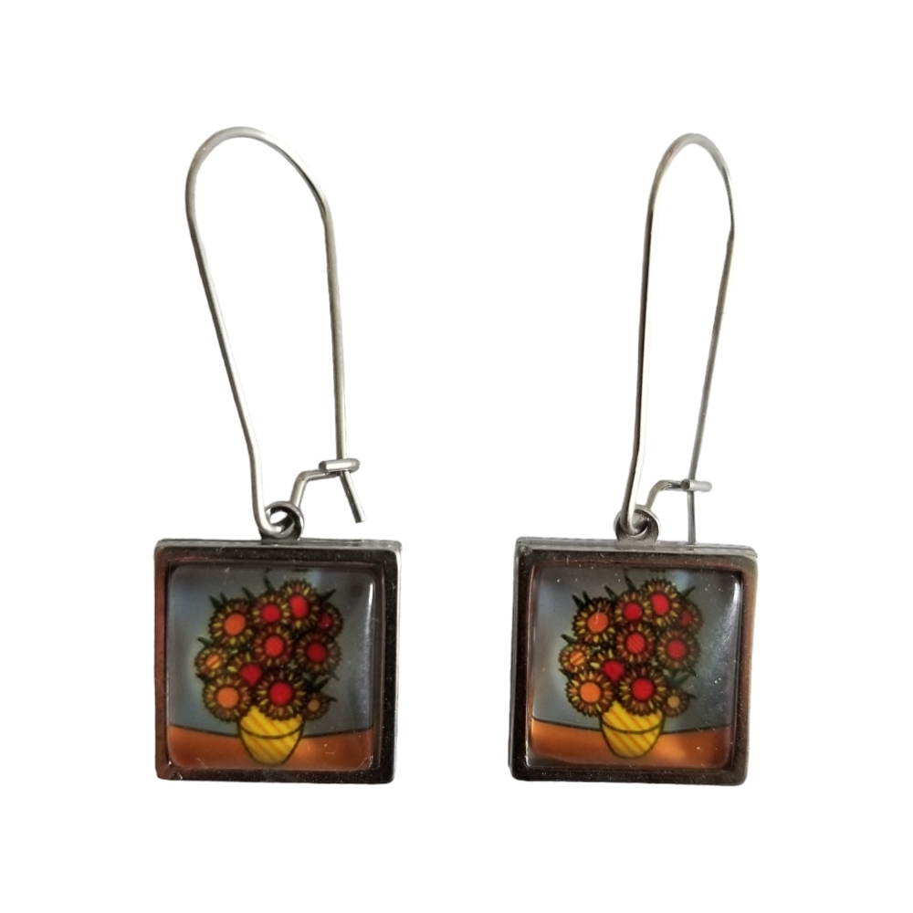 Handcrafted Floral Earrings